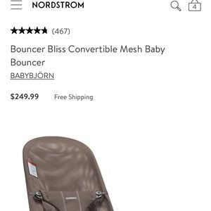 nordstrom baby bjorn bouncer